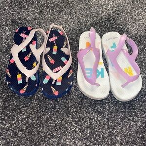 Set of 2 - Old Navy Kids Flip Flops